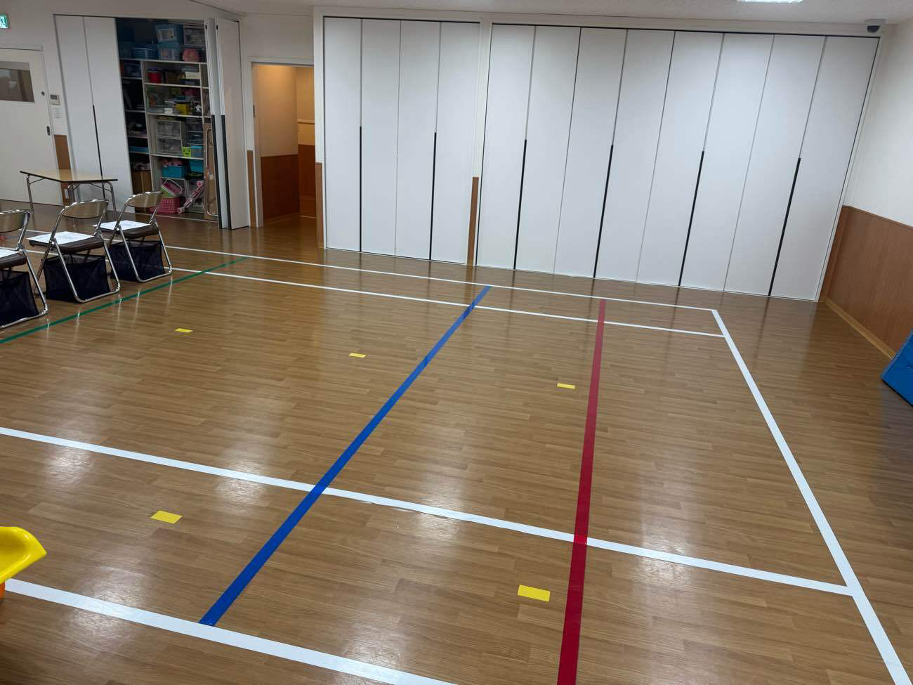 店舗 置床工事 エアロビクスフロア(東京都中央区)