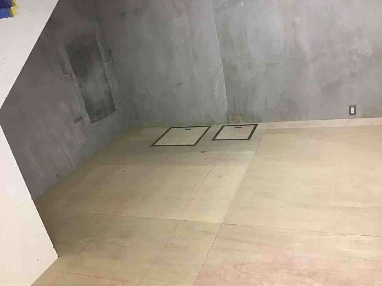 オフィス地下工事 置床工事 乾式二重床(東京都中央区)