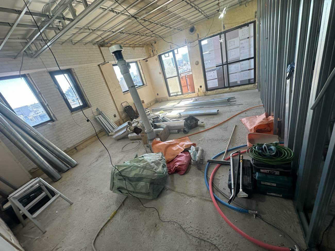 マンション 1日置床工事 乾式二重床(東京都墨田区)