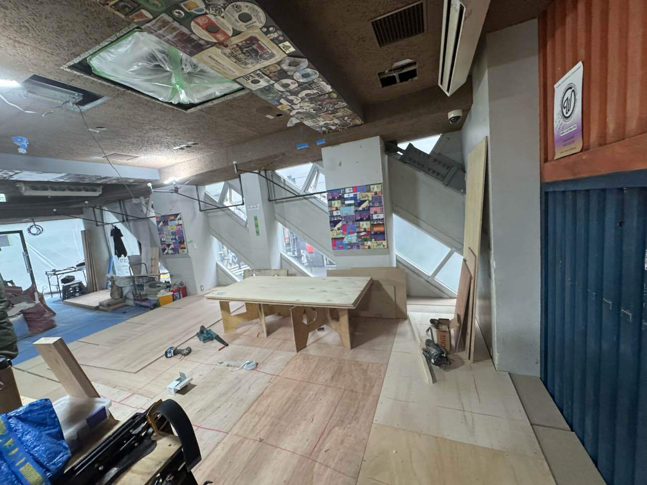 マンション 置床工事 乾式二重床(東京都渋谷区)