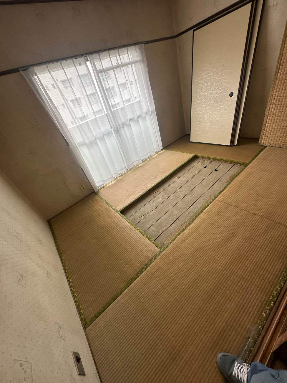 マンション　置床工事　乾式二重床（東京都板橋区）