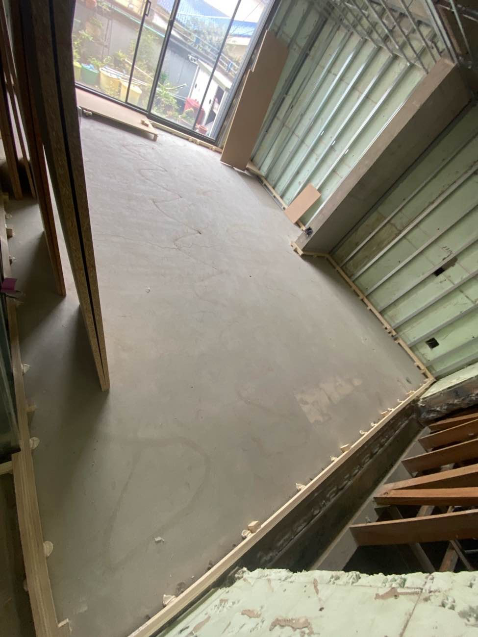 戸建て住宅　置床工事　乾式二重床（東京都世田谷区）