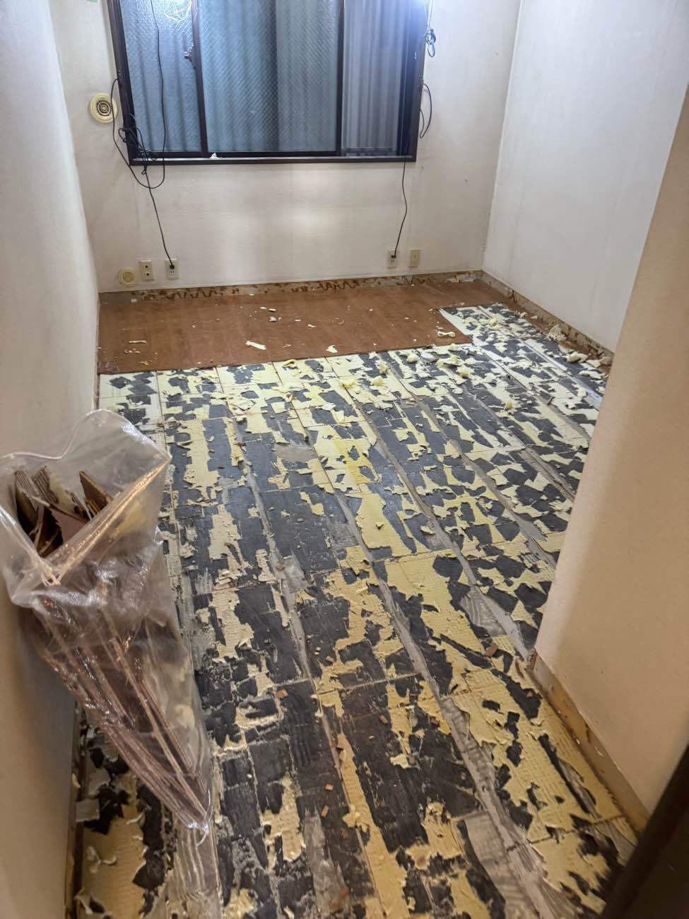 マンション　置床工事　乾式二重床（横浜市青葉区）