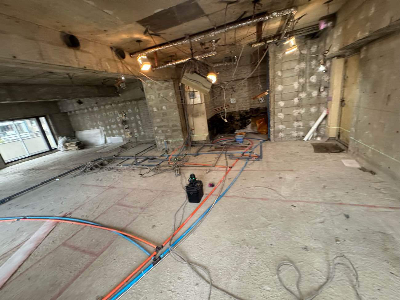 マンション　置床工事　乾式二重床（東京都品川区）