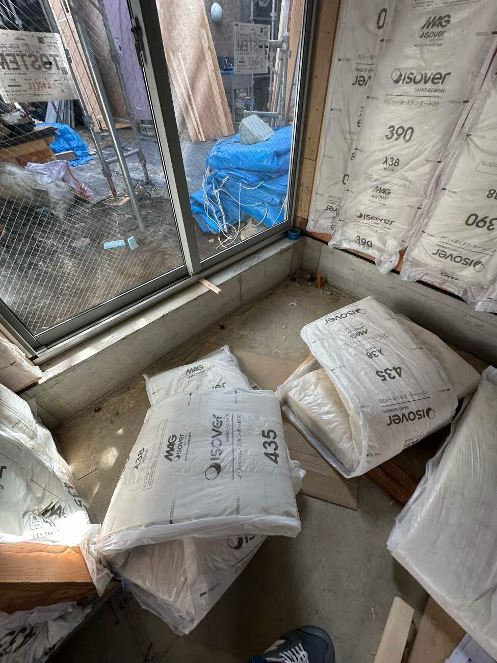 マンション　置床工事　乾式二重床（神奈川県茅ケ崎市）