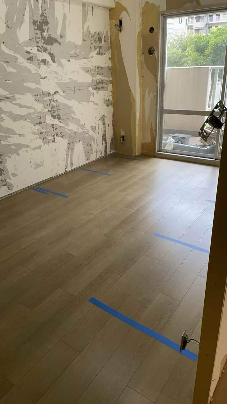 マンション　直貼りフローリング工事　付帯工事（埼玉県三郷市）