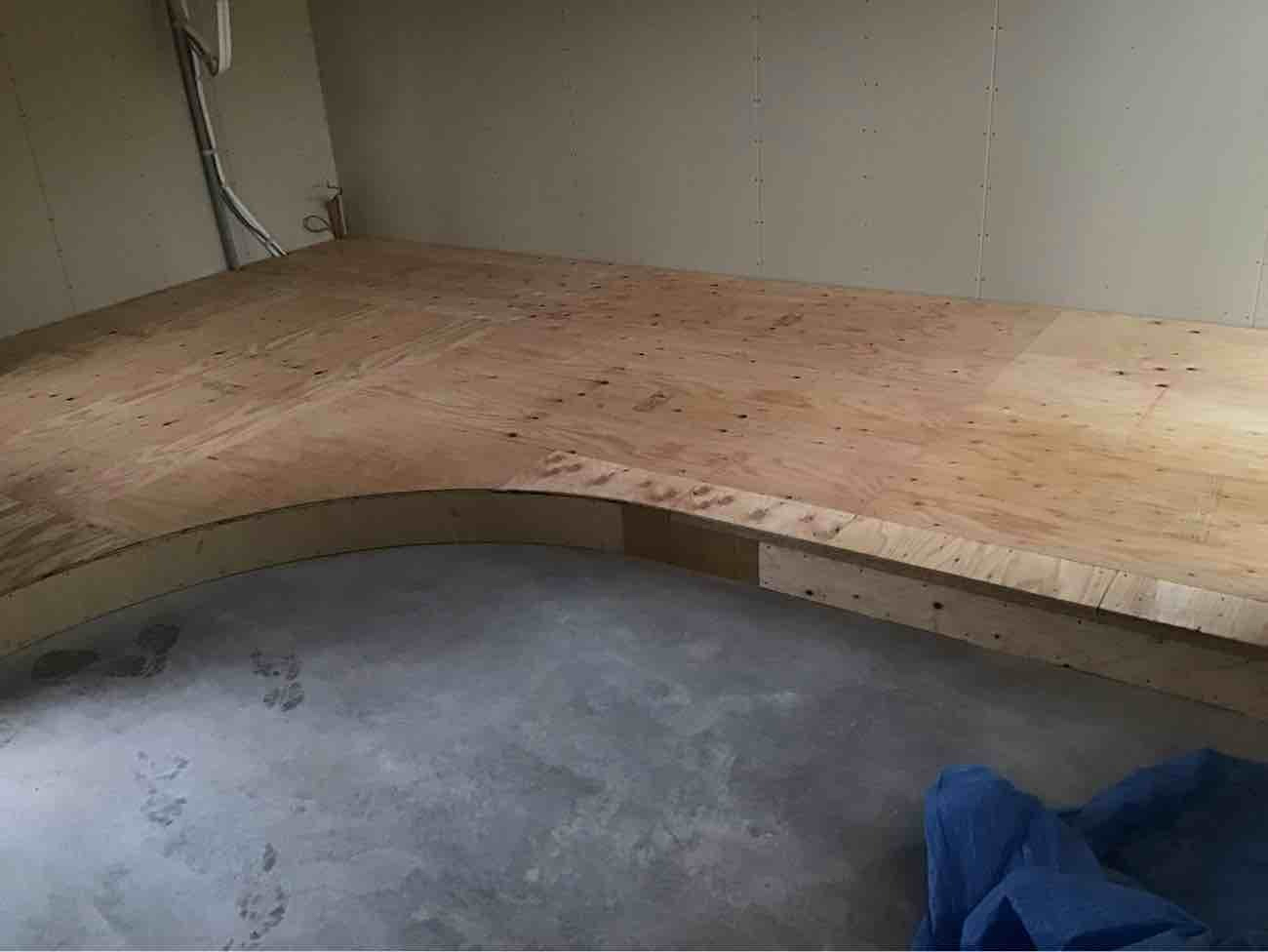 マンション　置床工事　乾式二重床（神奈川県茅ケ崎市）