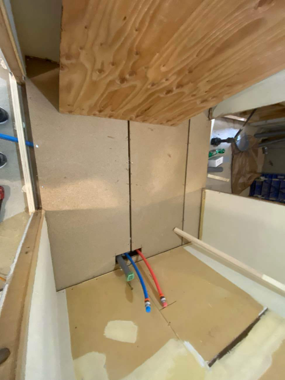 マンション　置床工事　乾式二重床（東京都杉並区）