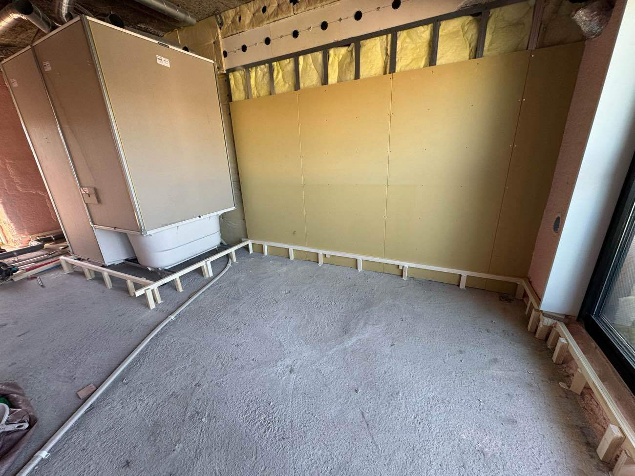 マンション改修工事　置床工事　万協フロアー（横浜市青葉区）