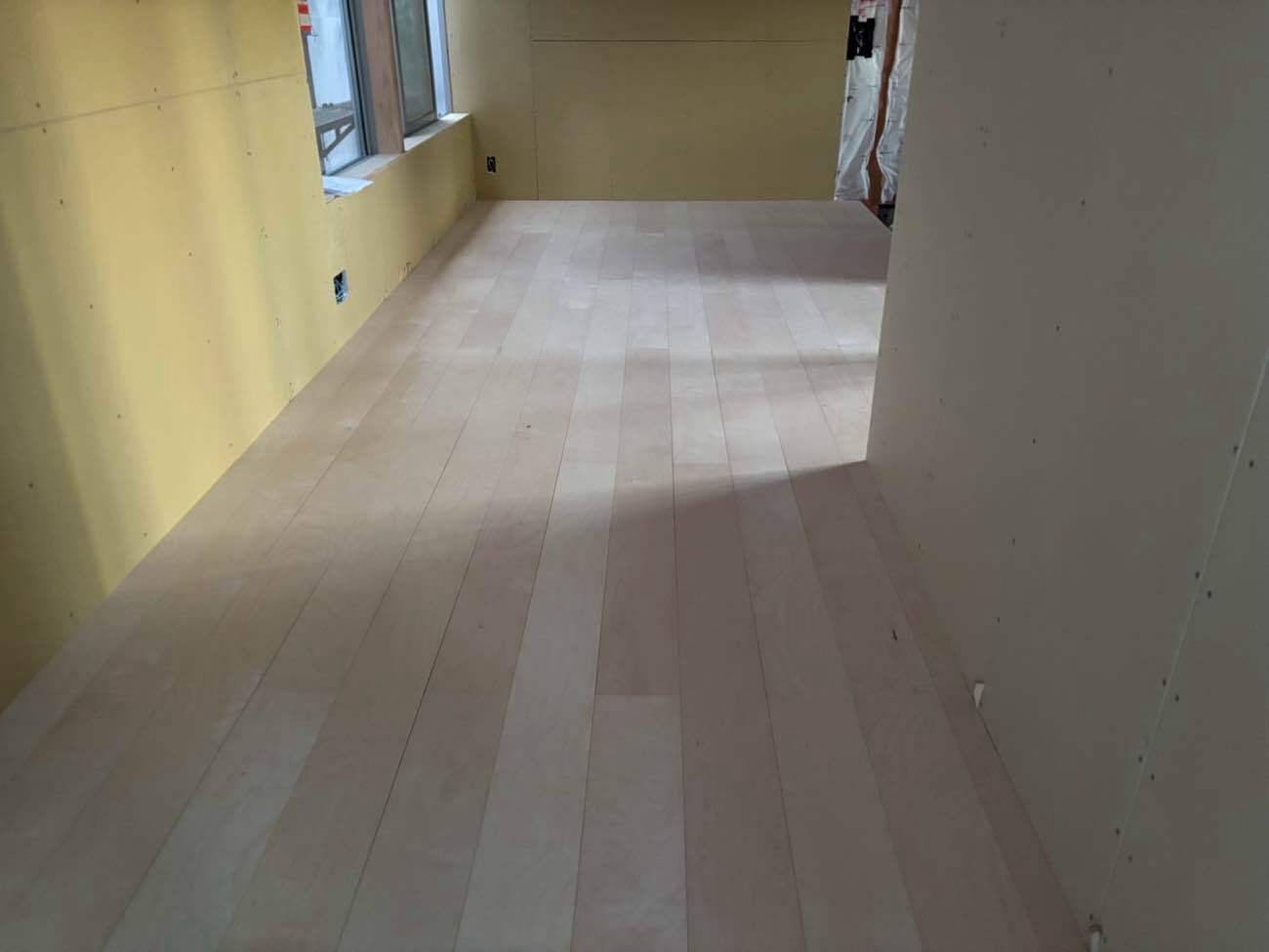アパート　フローリング工事　小巾フロア（神奈川県茅ケ崎市）