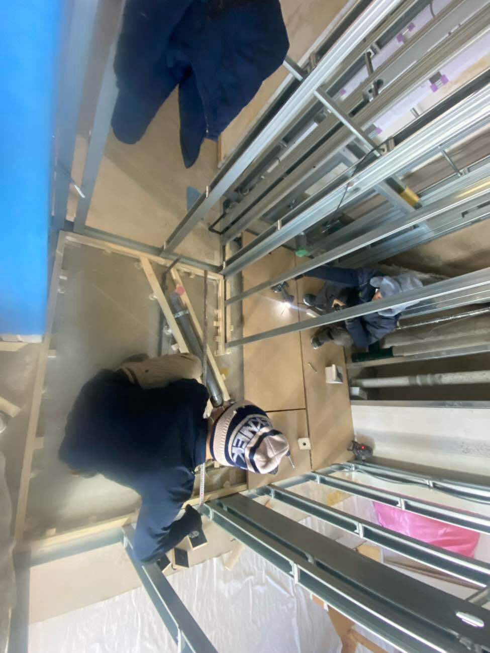 オフィス　置敷樹脂OA工事　置床工事　ステップライン製置床樹脂OABF50（東京都文京区）