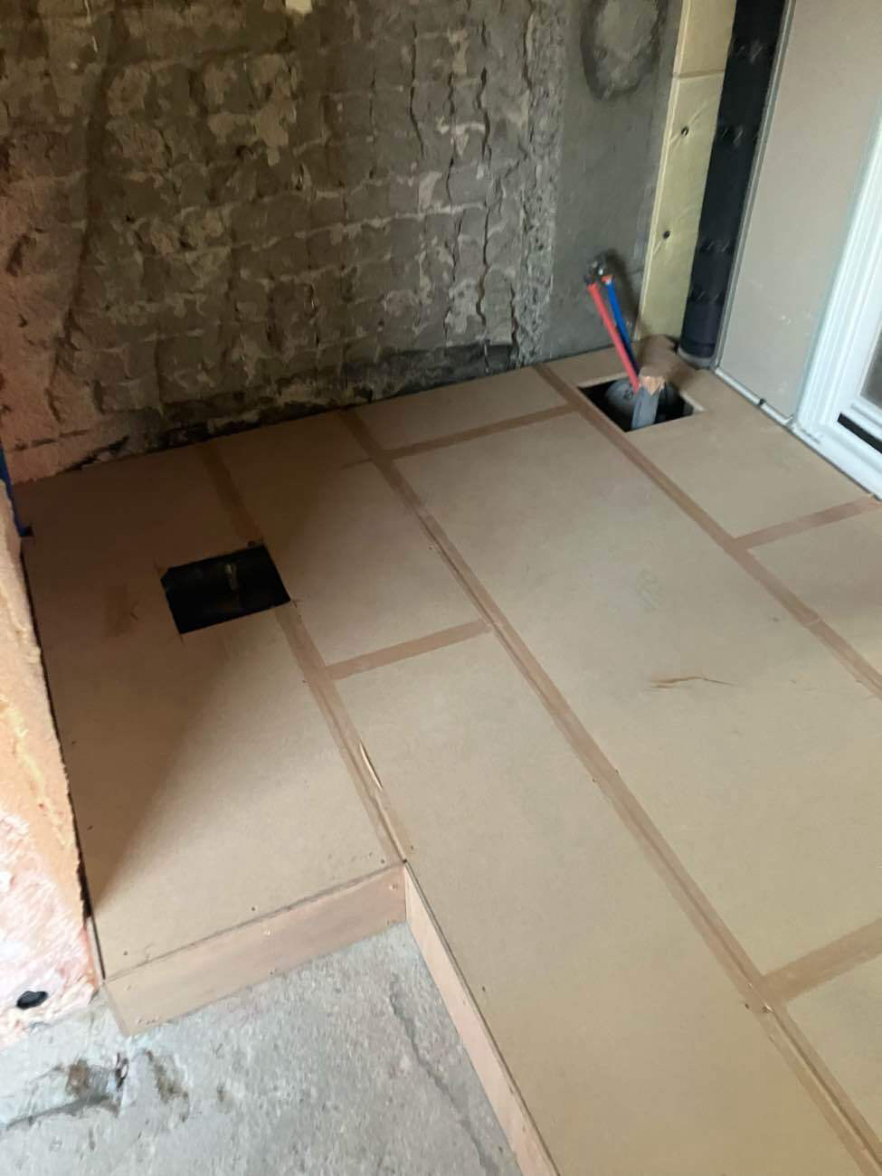 マンション改修工事　置床工事　万協フロアー（横浜市青葉区）