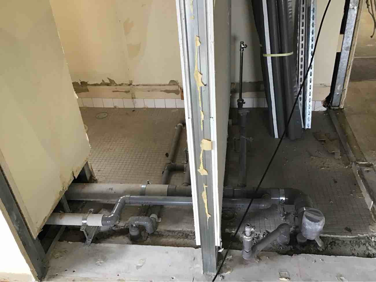 オフィス　置敷樹脂OA工事　置床工事　ステップライン製置床樹脂OABF50（東京都文京区）