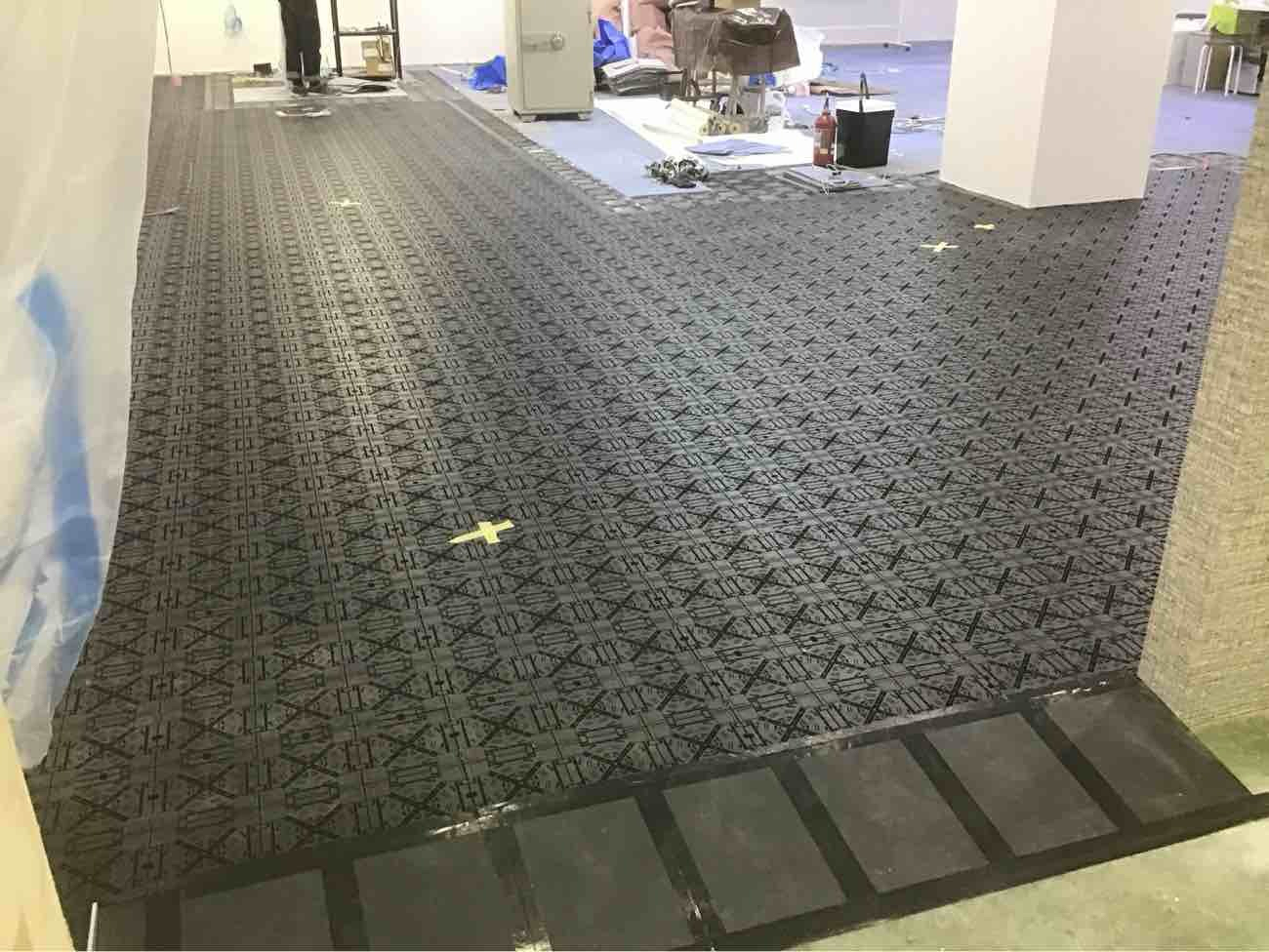 オフィス　OAフロア、置床工事　TN-50（横浜市戸塚区）