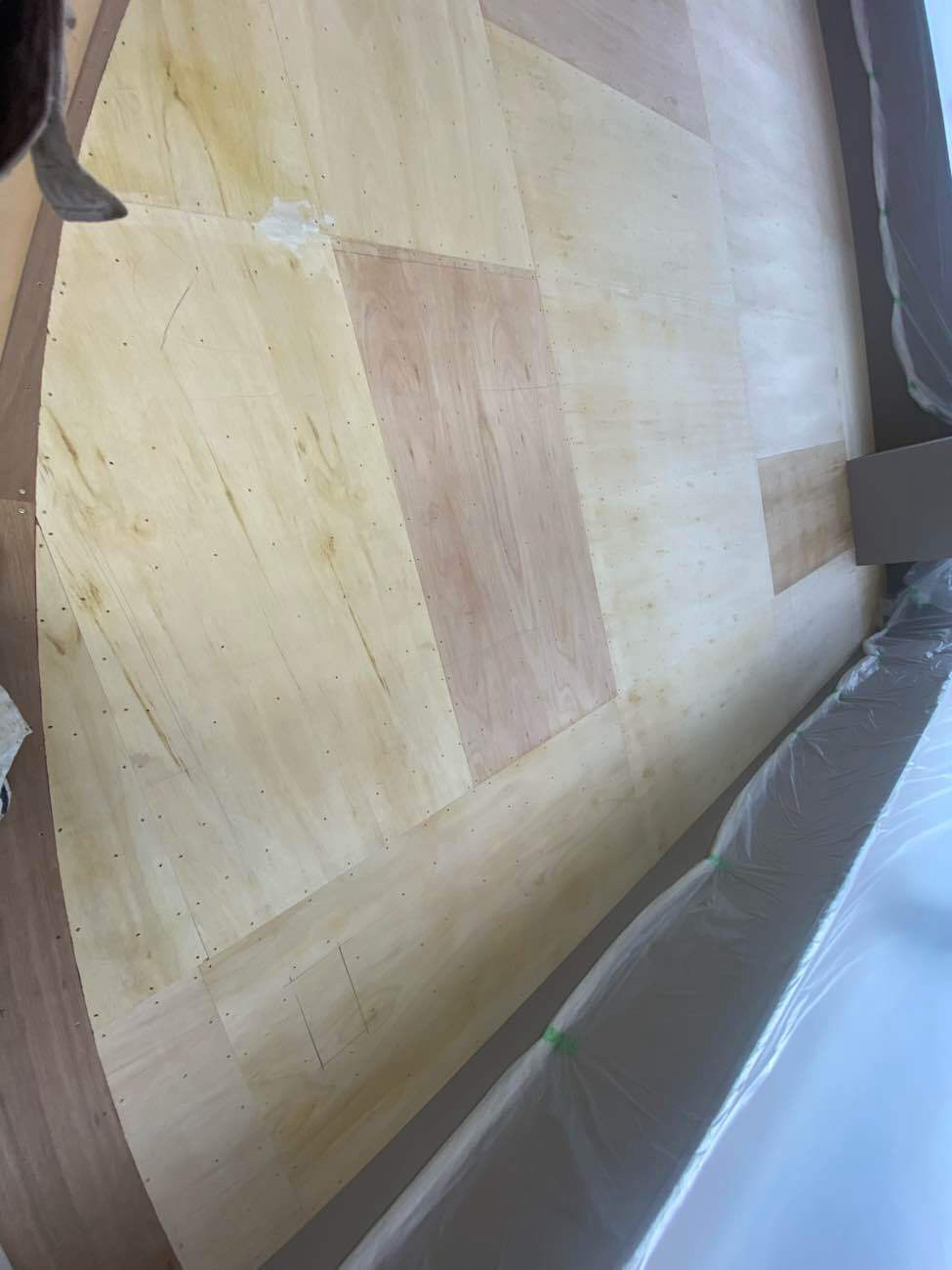 マンション　置床工事　乾式二重床（横浜市西区）