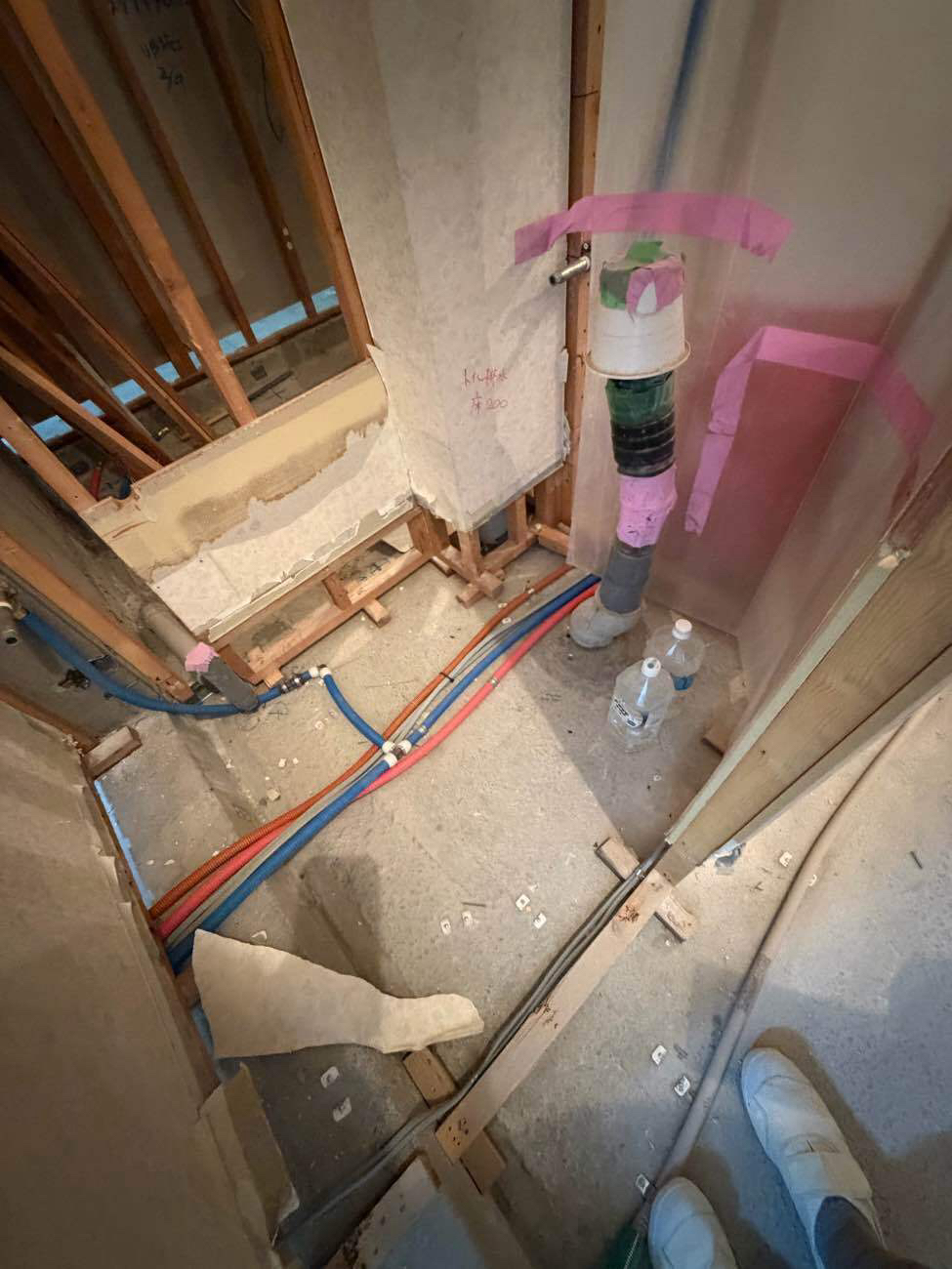 マンション　１日置床工事　乾式二重床（神奈川県大和市）