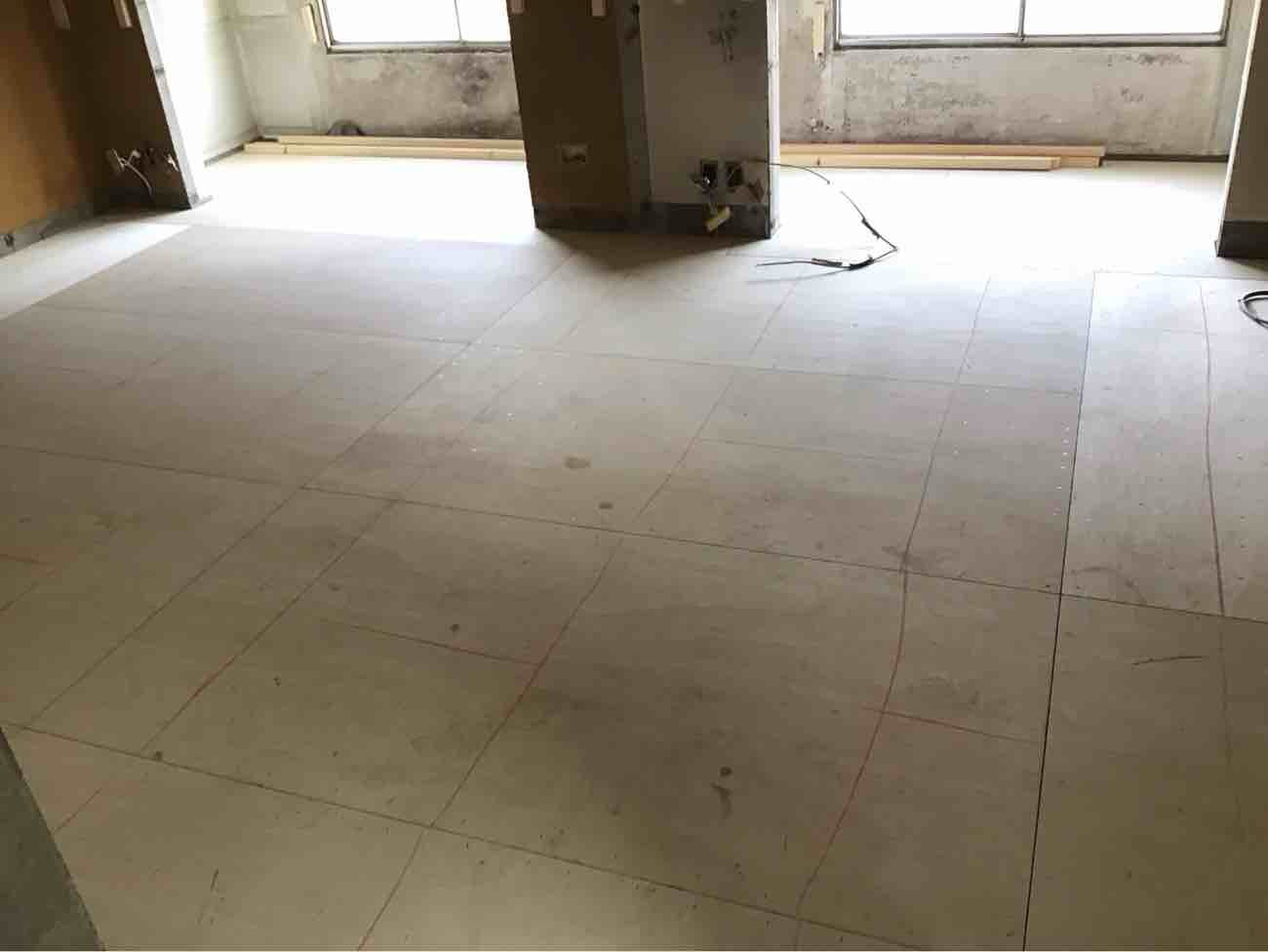 マンション　置床工事　乾式二重床 フローリング工事（横浜市緑区）