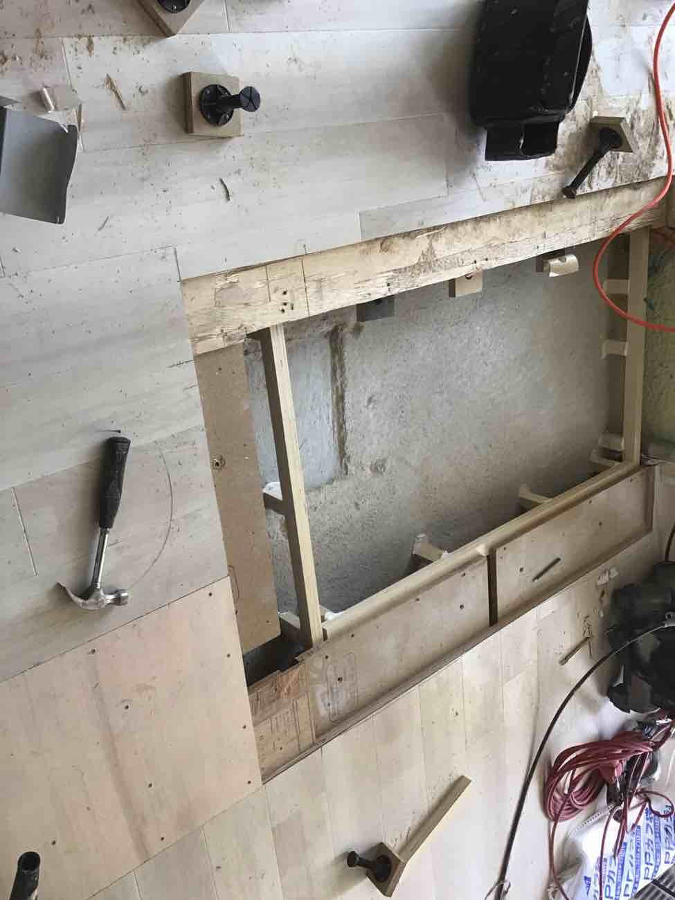 マンション　置床工事　乾式二重床（東京都品川区）