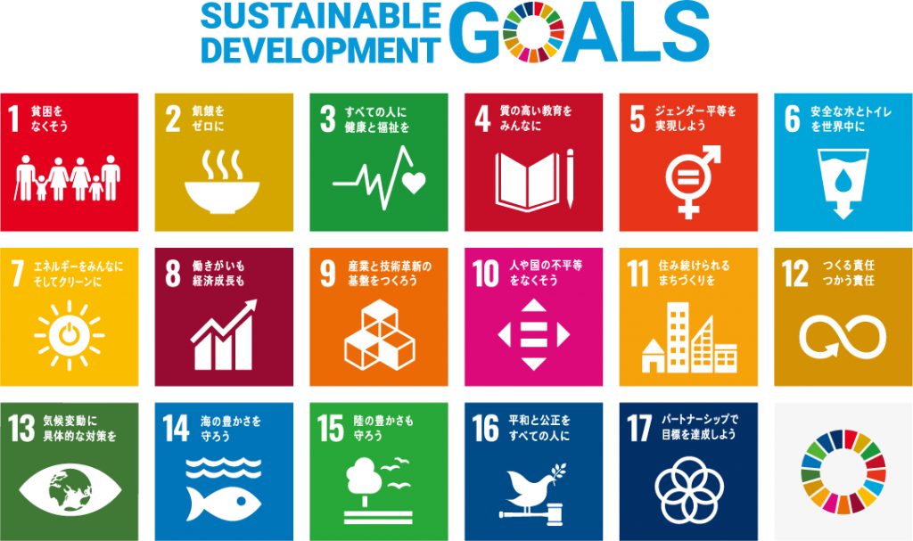 SDGsとは「Sustainable Development Goals（持続可能な開発目標）